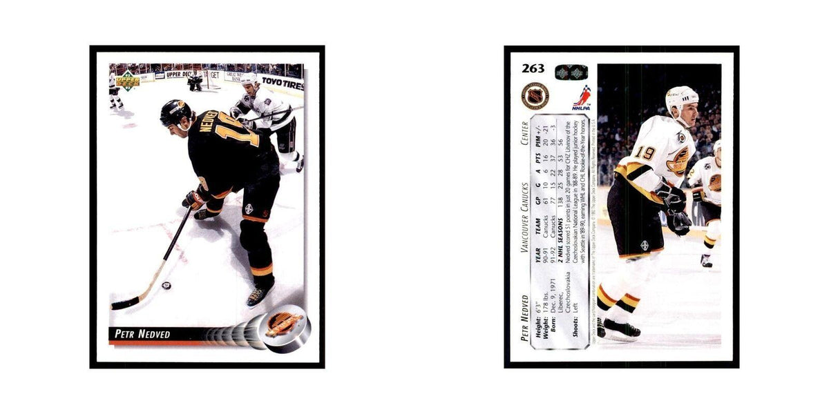 1992 Upper Deck Petr Nedved Hockey Cards #263