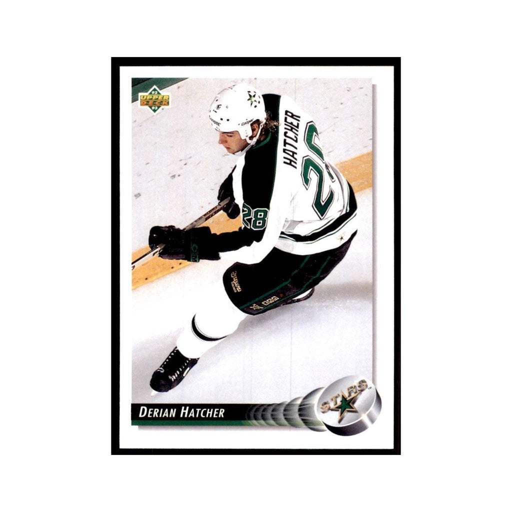 1992 Upper Deck Derian Hatcher Hockey Cards #287