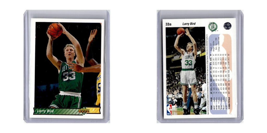 1992 Upper Deck Larry Bird Celtics #33A