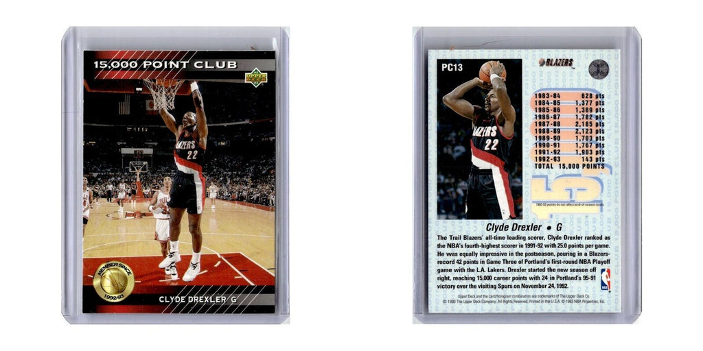 1992 Upper Deck Clyde Drexler Blazers #PC13