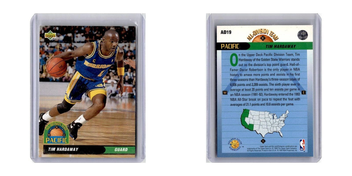 1992 Upper Deck Tim Hardaway Golden State Warriors #AD19