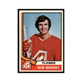 1974 O-Pee-Chee Bob Murray RC (Damaged) Atlanta Flames #336