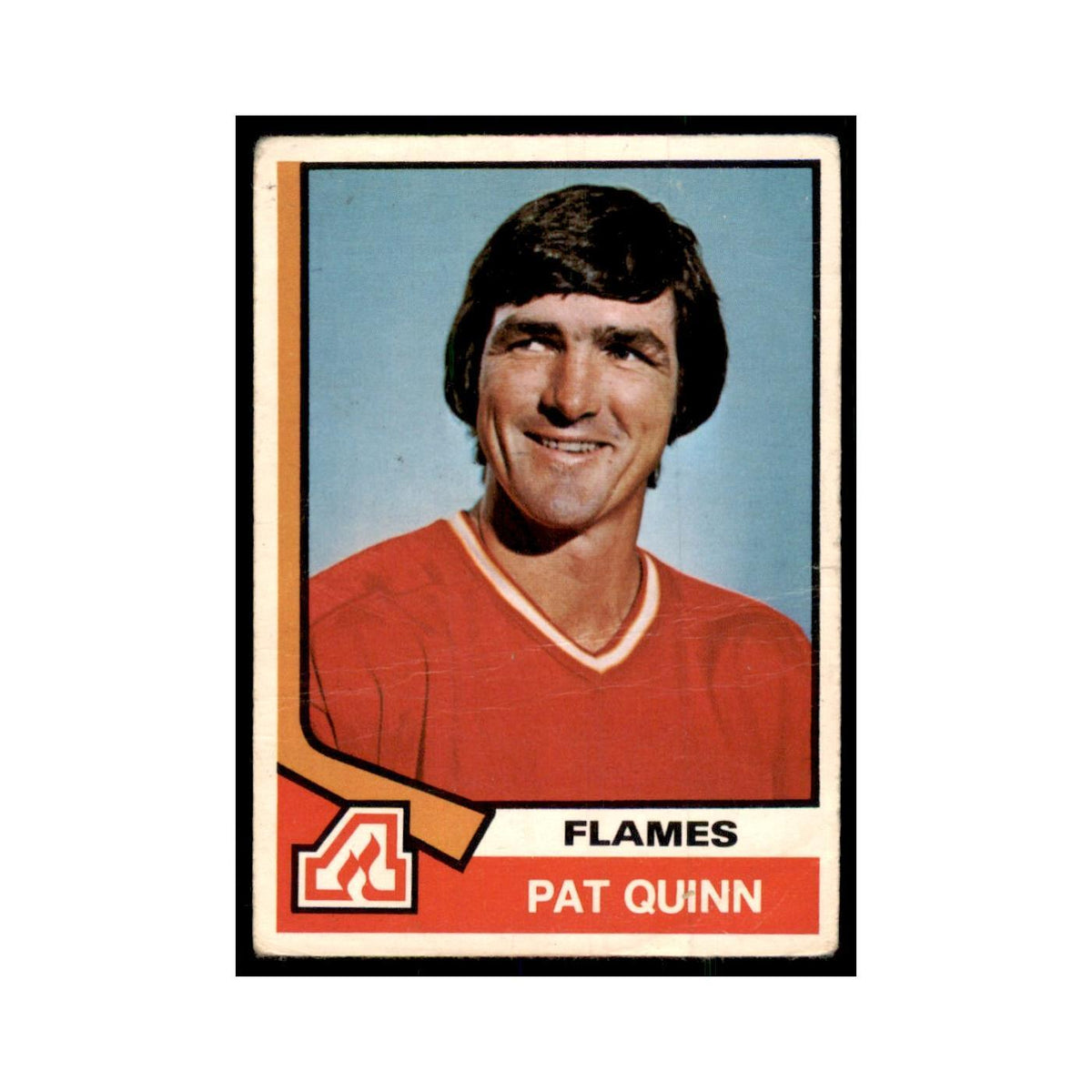 1974 O-Pee-Chee Pat Quinn (Damaged) Atlanta Flames #286