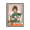 1974 O-Pee-Chee Chris Ahrens RC (Damaged) Minnesota North Stars #346