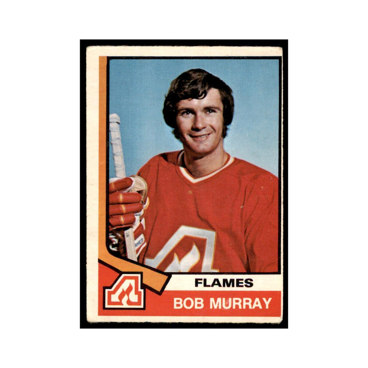 1974 O-Pee-Chee Bob Murray RC (Damaged) Atlanta Flames #336