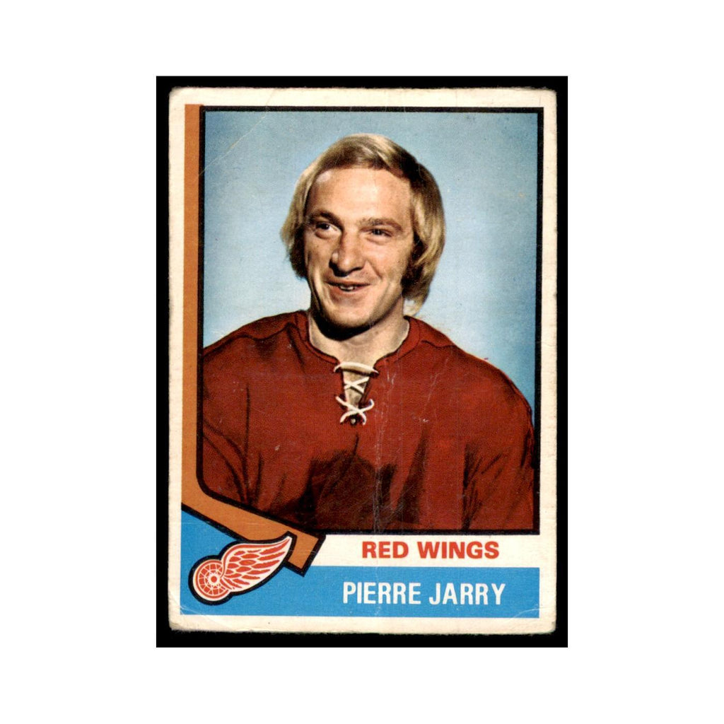 1974 O-Pee-Chee Pierre Jarry (Damaged) Detroit Red Wings #171