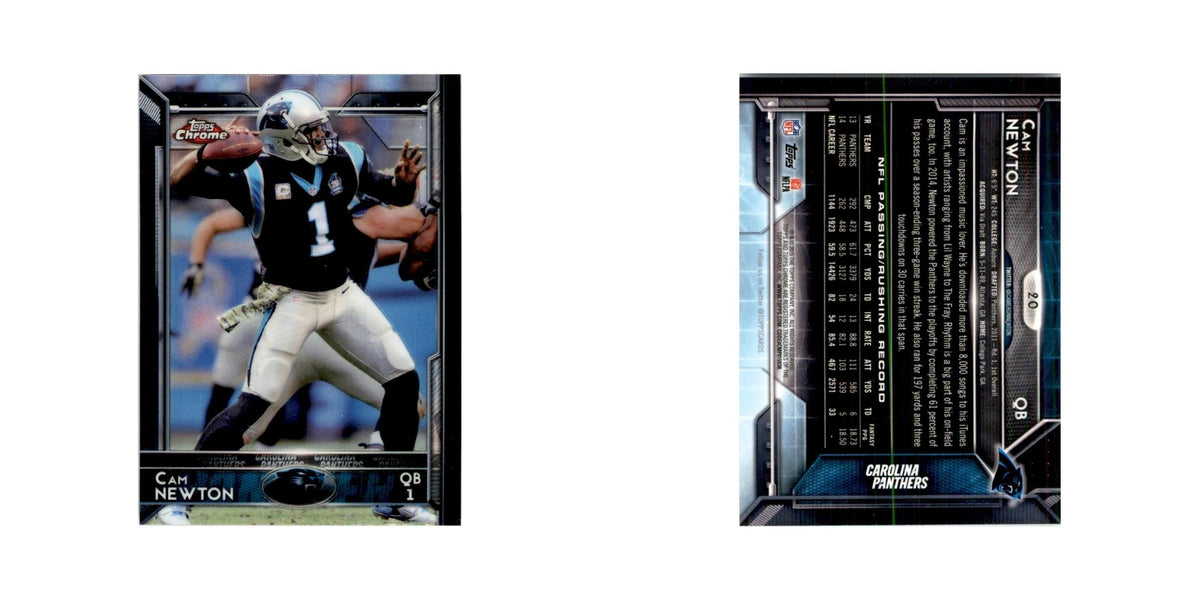 2015 Topps Chrome Cam Newton Panthers #20