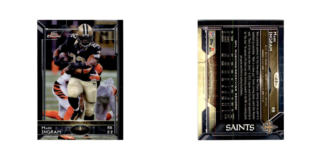 2015 Topps Chrome Mark Ingram Saints #62