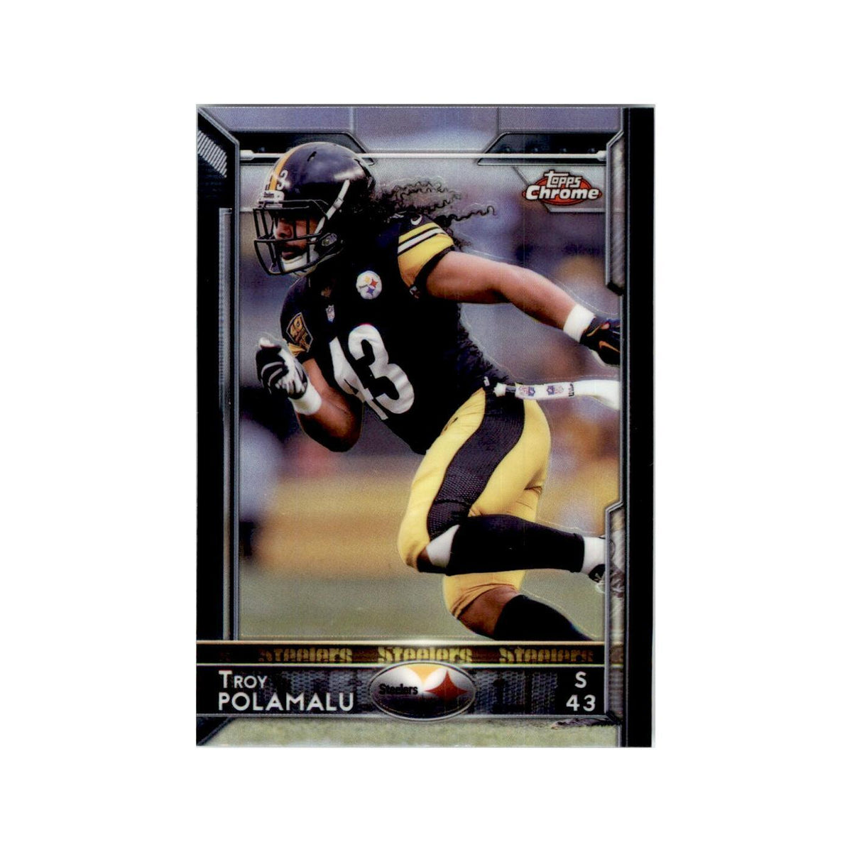 2015 Topps Chrome Troy Polamalu Steelers #70