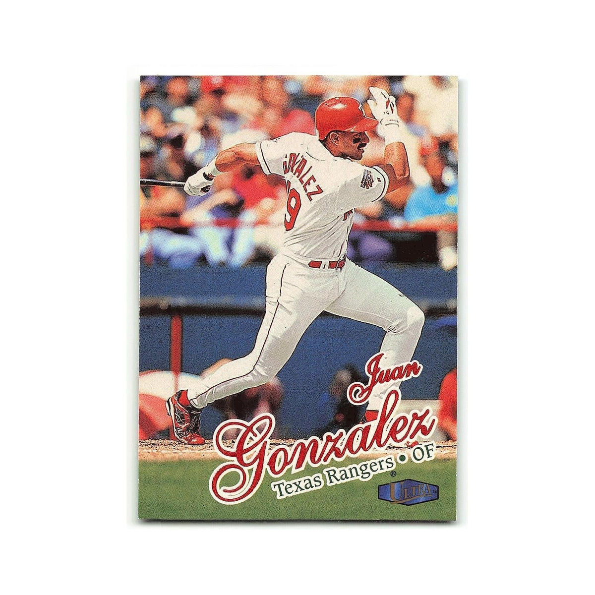 Juan Gonzalez 1998 Fleer Ultra #100 Texas Rangers Baseball Card NM