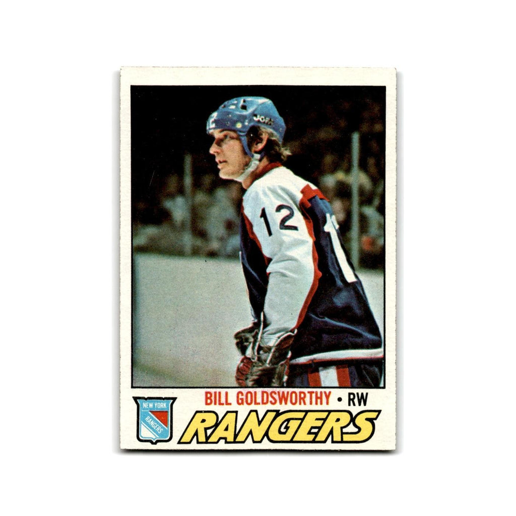 1977 Topps Bill Goldsworthy New York Rangers #99