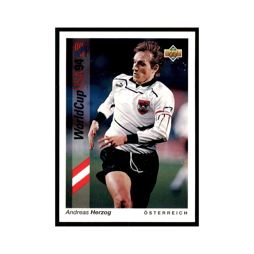 1993 Upper Deck Andreas Herzog Soccer Cards #68
