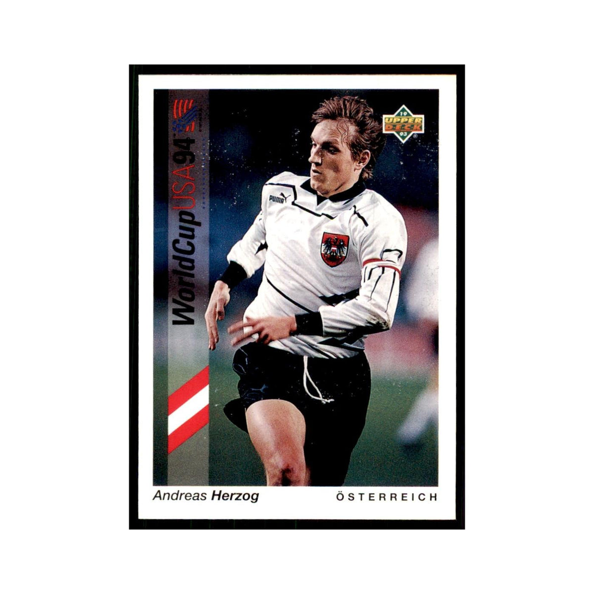 1993 Upper Deck Andreas Herzog Soccer Cards #68