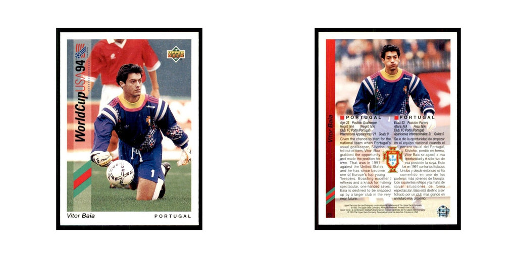1993 Upper Deck Vitor Baia Soccer Cards #88