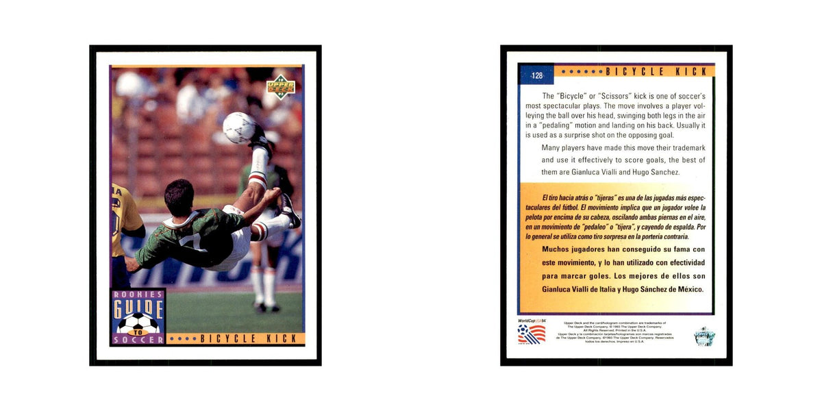 1993 Upper Deck Bicycle Kick Soccer Cards #128