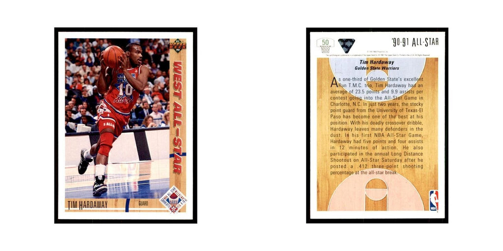 1991 Upper Deck Tim Hardaway Basketball Cards #50