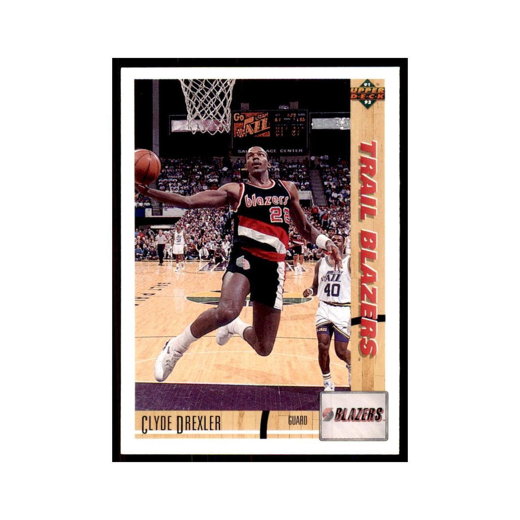 1991 Upper Deck Clyde Drexler Basketball Cards #357