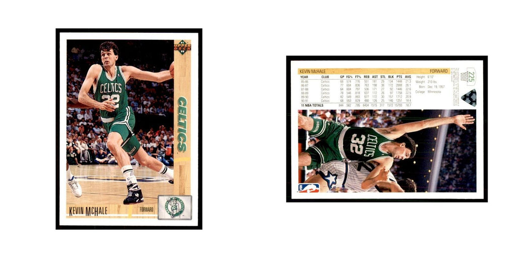 1991 Upper Deck Kevin McHale Basketball Cards #225