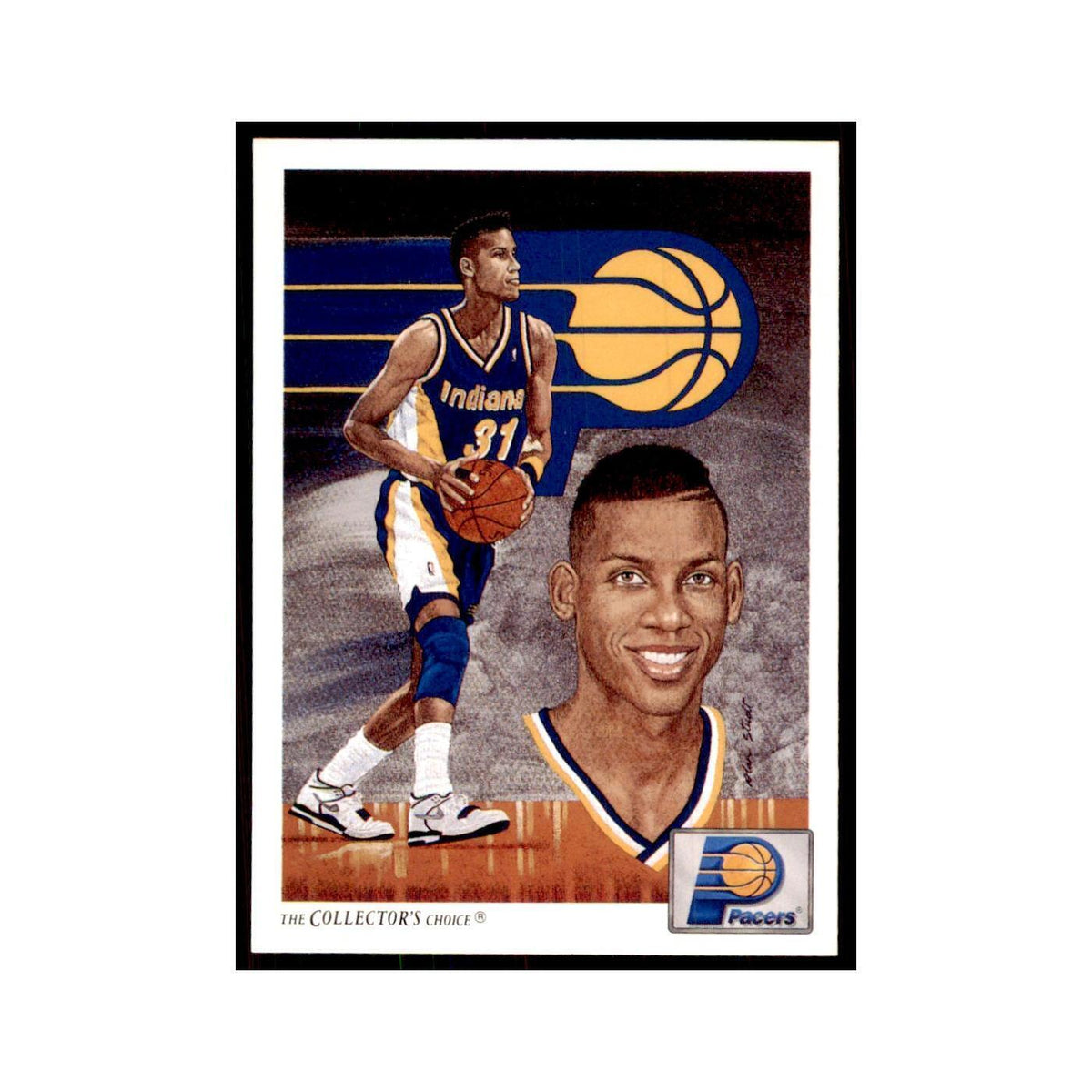 1991 Upper Deck Reggie Miller Basketball Cards #90