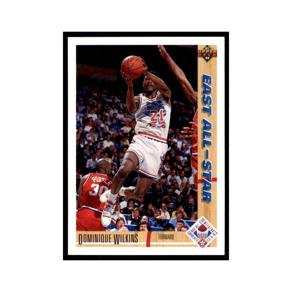 1991 Upper Deck Dominique Wilkins Basketball Cards #66