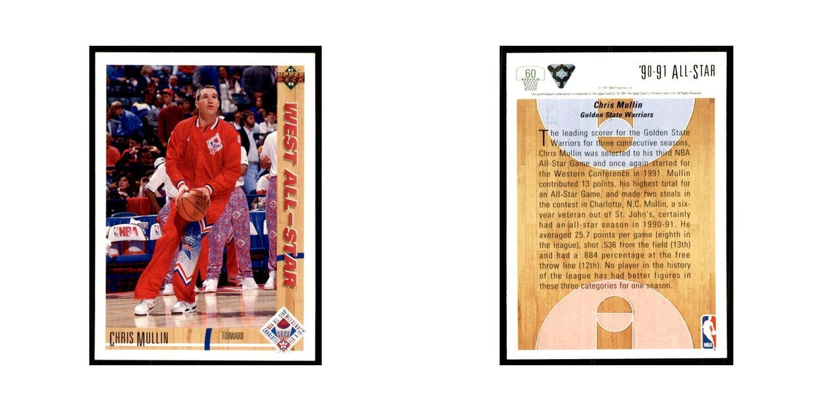 1991 Upper Deck Chris Mullin Basketball Cards #60