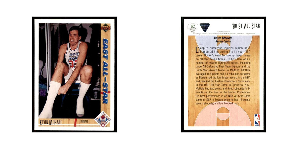 1991 Upper Deck Kevin McHale Basketball Cards #62