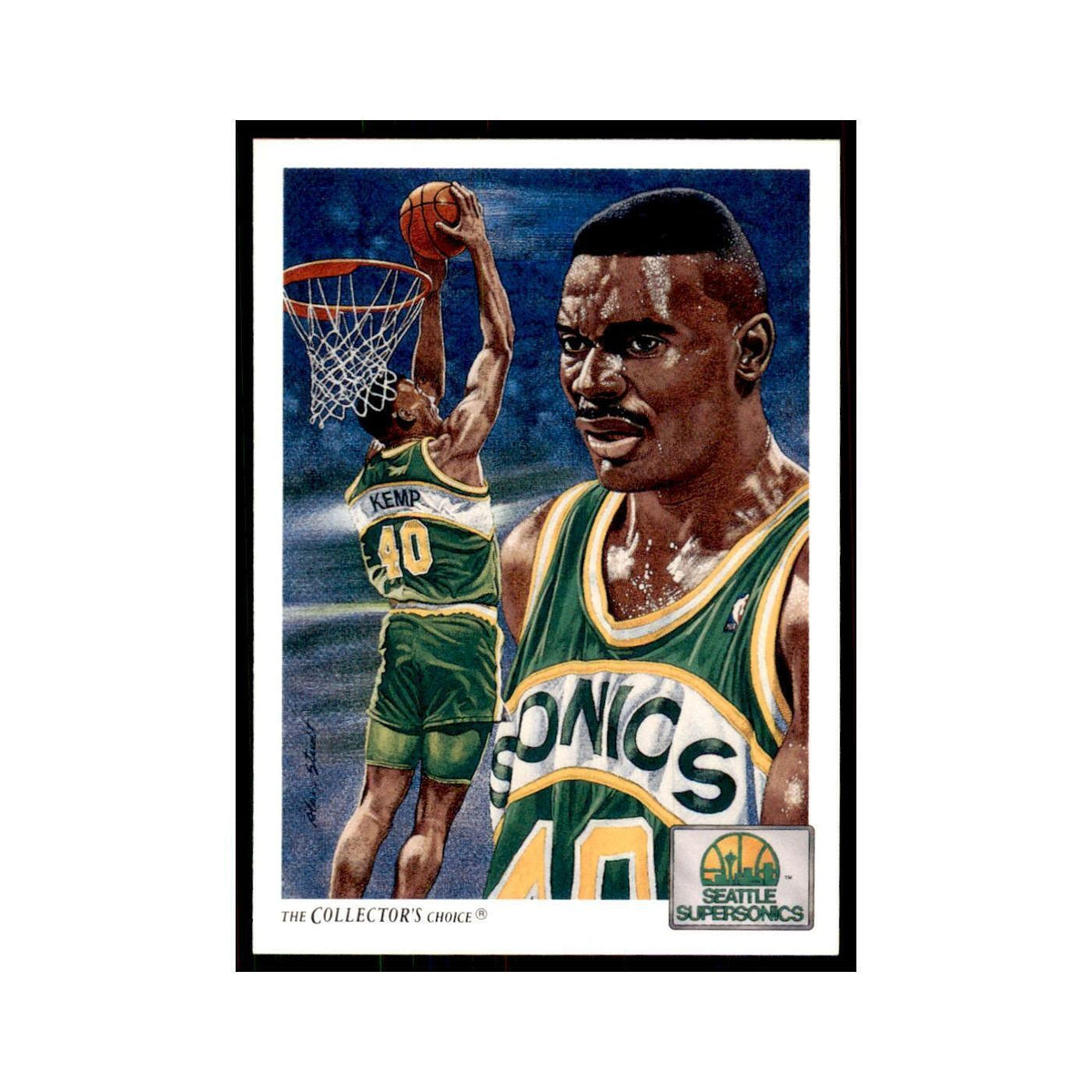 1991 Upper Deck Shawn Kemp Basketball Cards #96