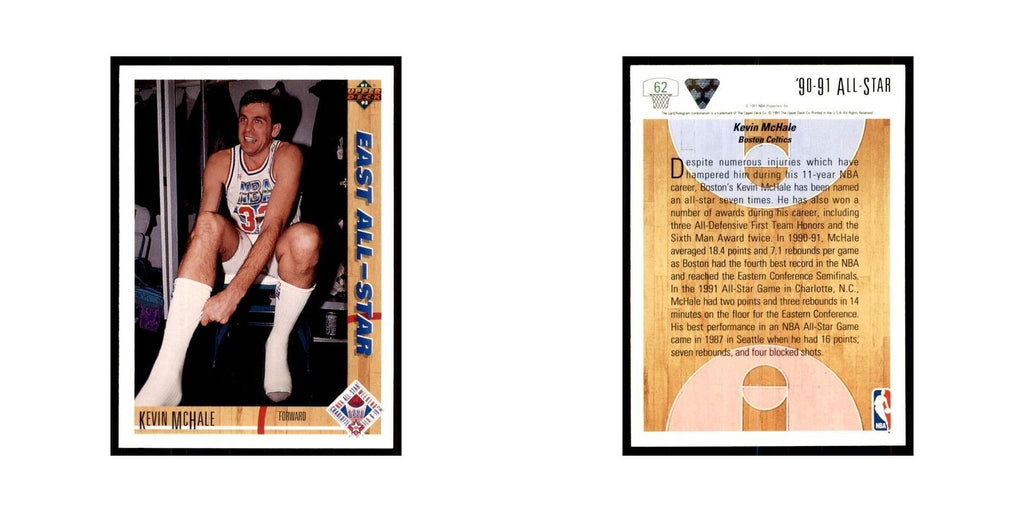 1991 Upper Deck Kevin McHale Basketball Cards #62