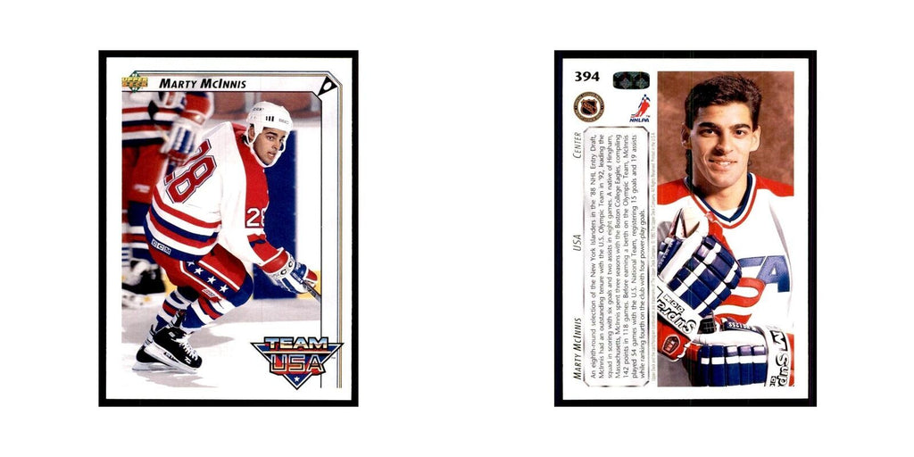 1992 Upper Deck Marty McInnis Hockey Cards #394