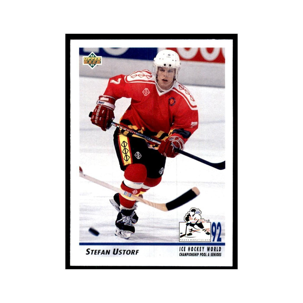 1992 Upper Deck Stefan Ustorf Hockey Cards #371