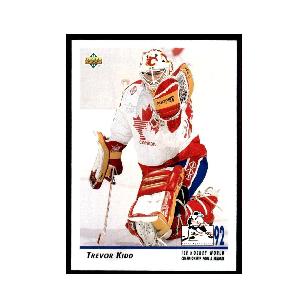 1992 Upper Deck Trevor Kidd Hockey Cards #385