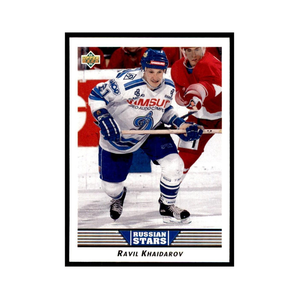 1992 Upper Deck Ravil Khaidarov Hockey Cards #347
