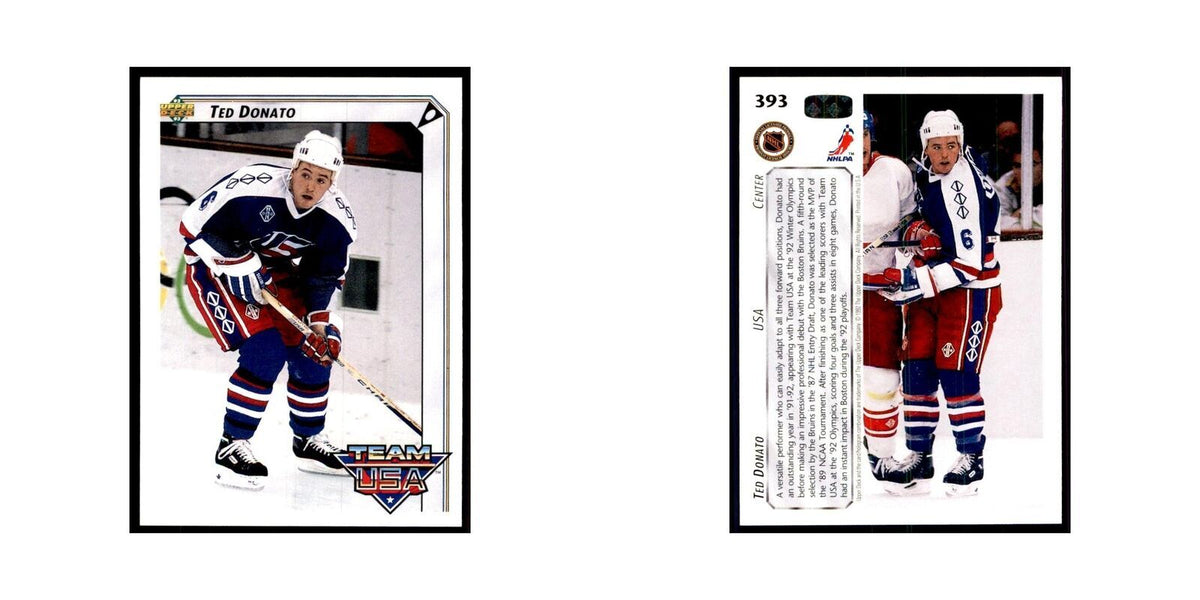 1992 Upper Deck Ted Donato Hockey Cards #393