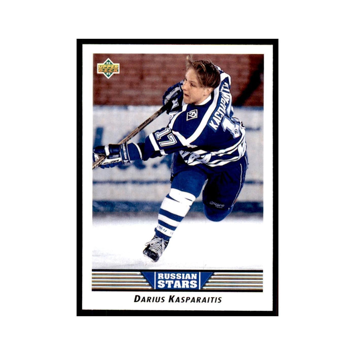 1992 Upper Deck Darius Kasparaitis Hockey Cards #335