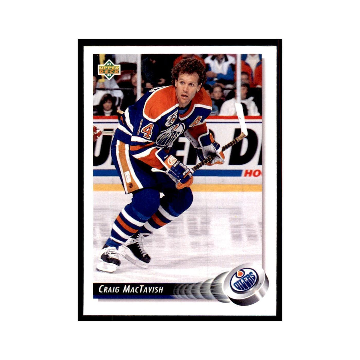 1992 Upper Deck Craig MacTavish Hockey Cards #425