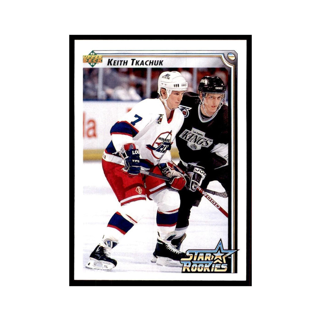 1992 Upper Deck Keith Tkachuk Hockey Cards #419