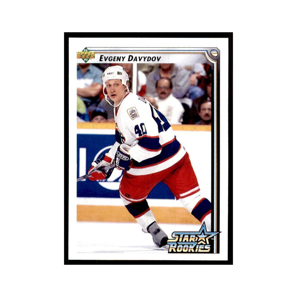 1992 Upper Deck Evgeny Davydov Hockey Cards #420