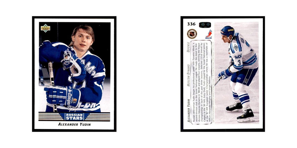 1992 Upper Deck Alexander Yudin Hockey Cards #336