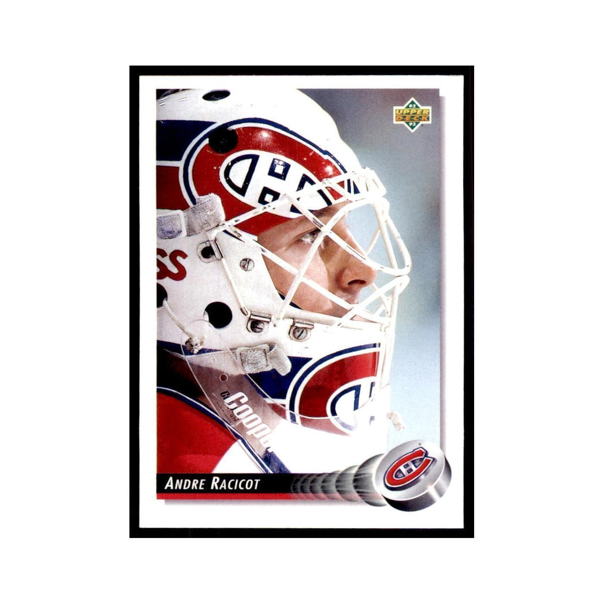 1992 Upper Deck Andre Racicot Hockey Cards #430