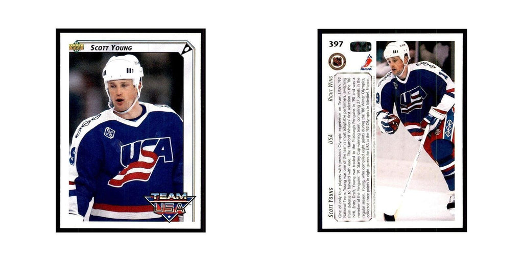 1992 Upper Deck Scott Young Hockey Cards #397