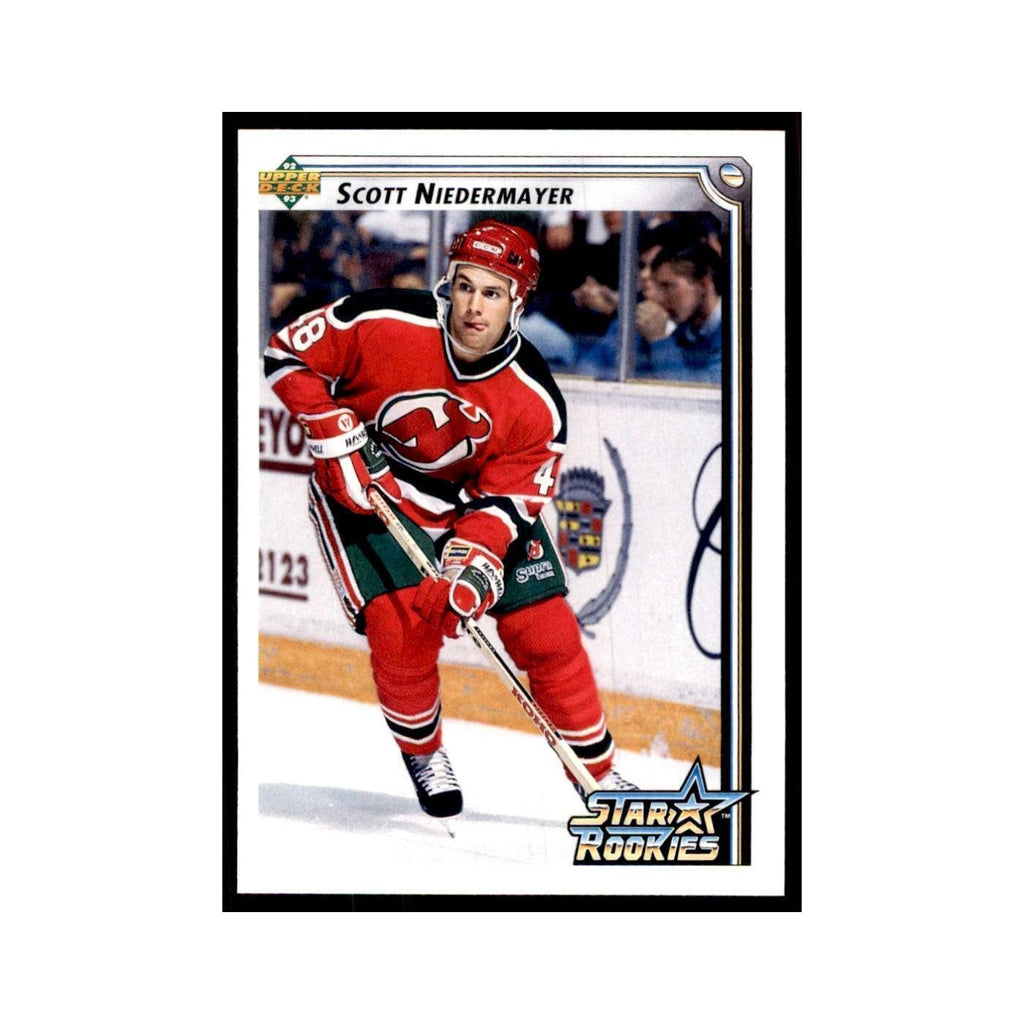 1992 Upper Deck Scott Niedermayer Hockey Cards #406