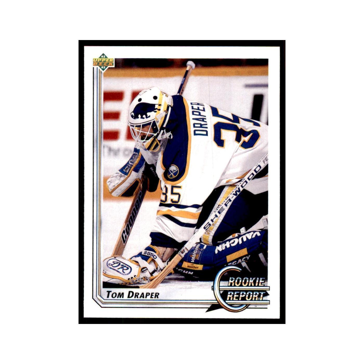 1992 Upper Deck Tom Draper Hockey Cards #361