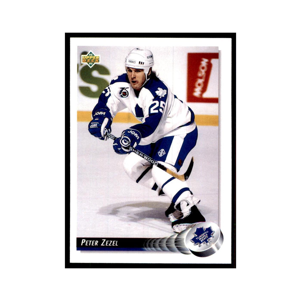 1992 Upper Deck Peter Zezel Hockey Cards #389