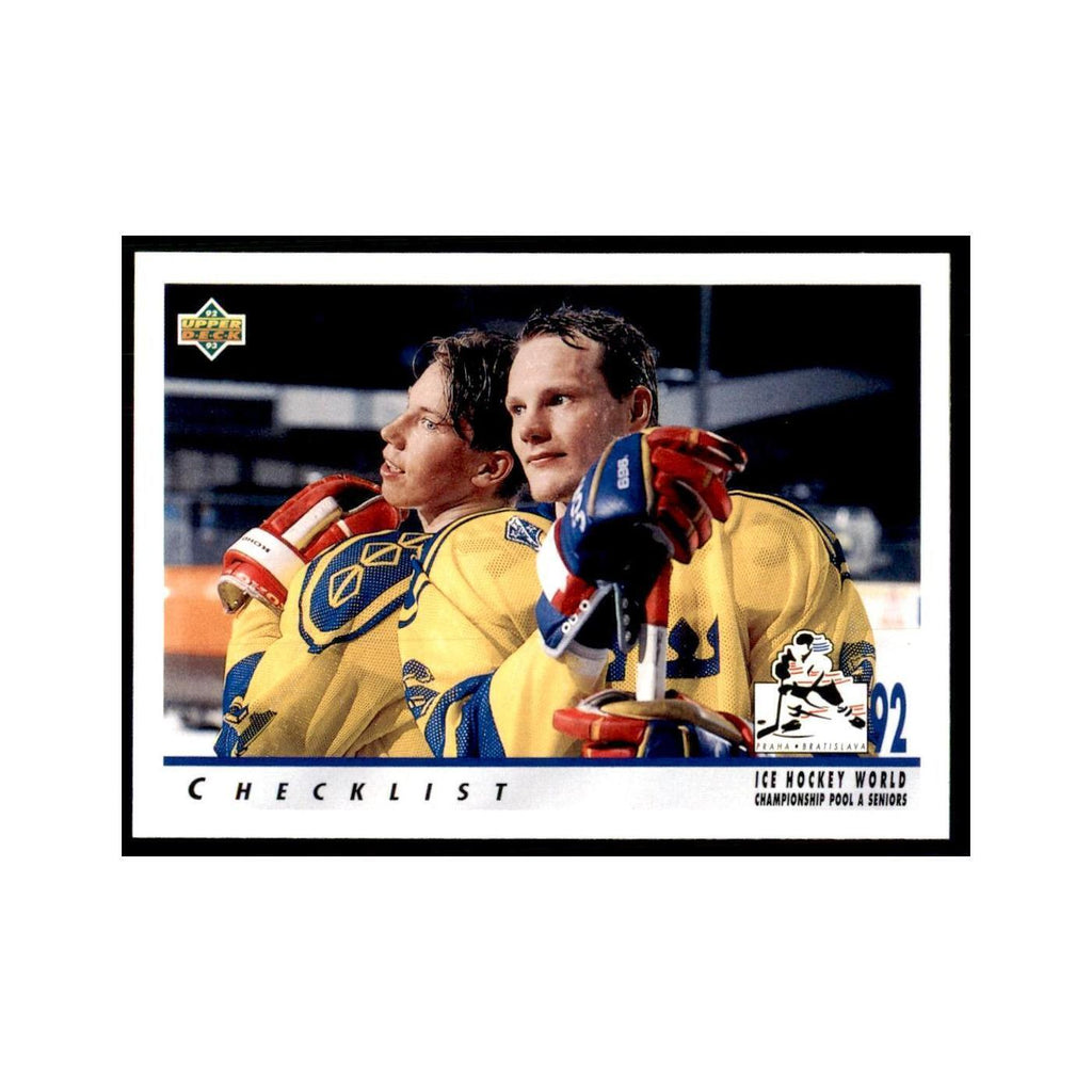 1992 Upper Deck World Championships Checklist Hockey Cards #369
