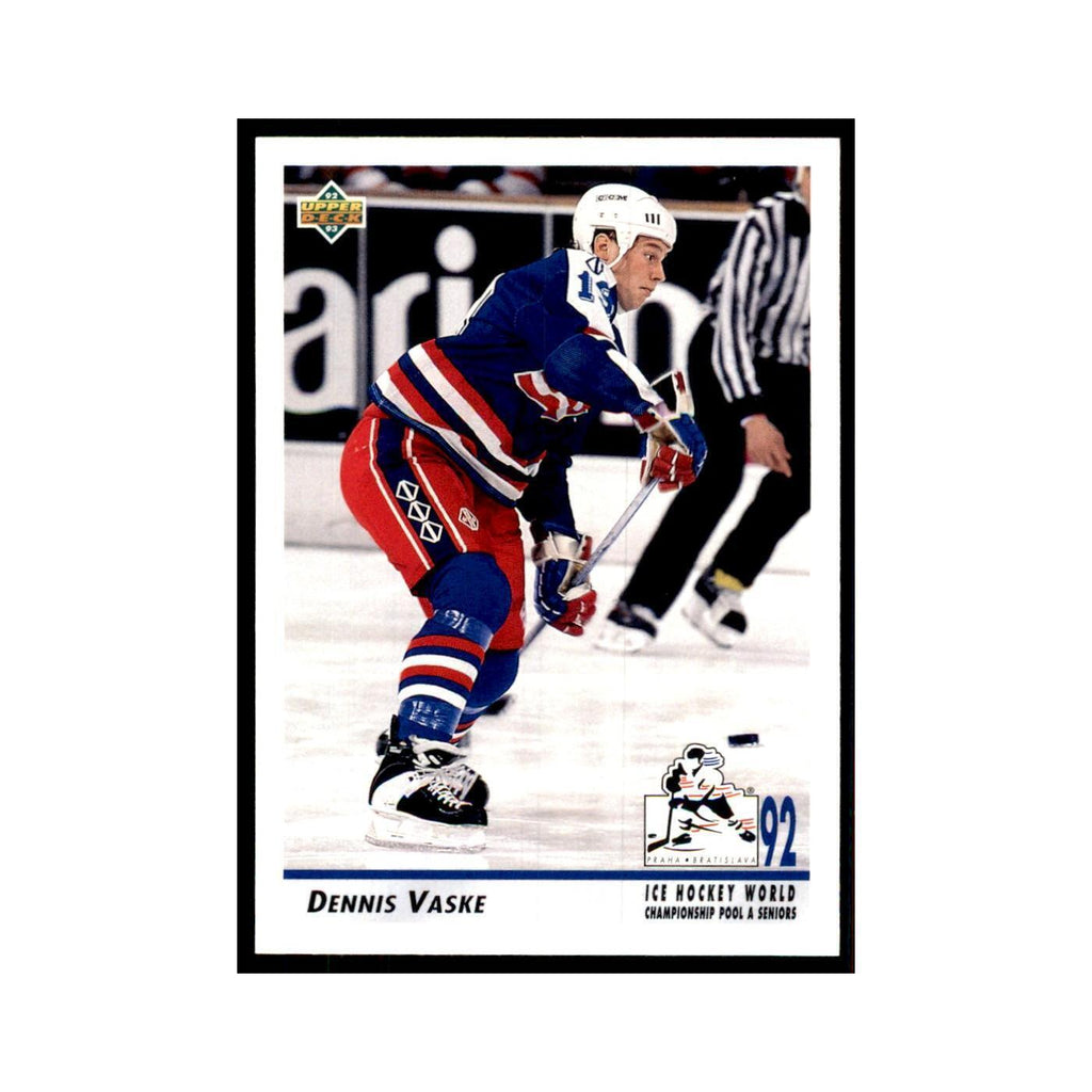 1992 Upper Deck Dennis Vaske Hockey Cards #383
