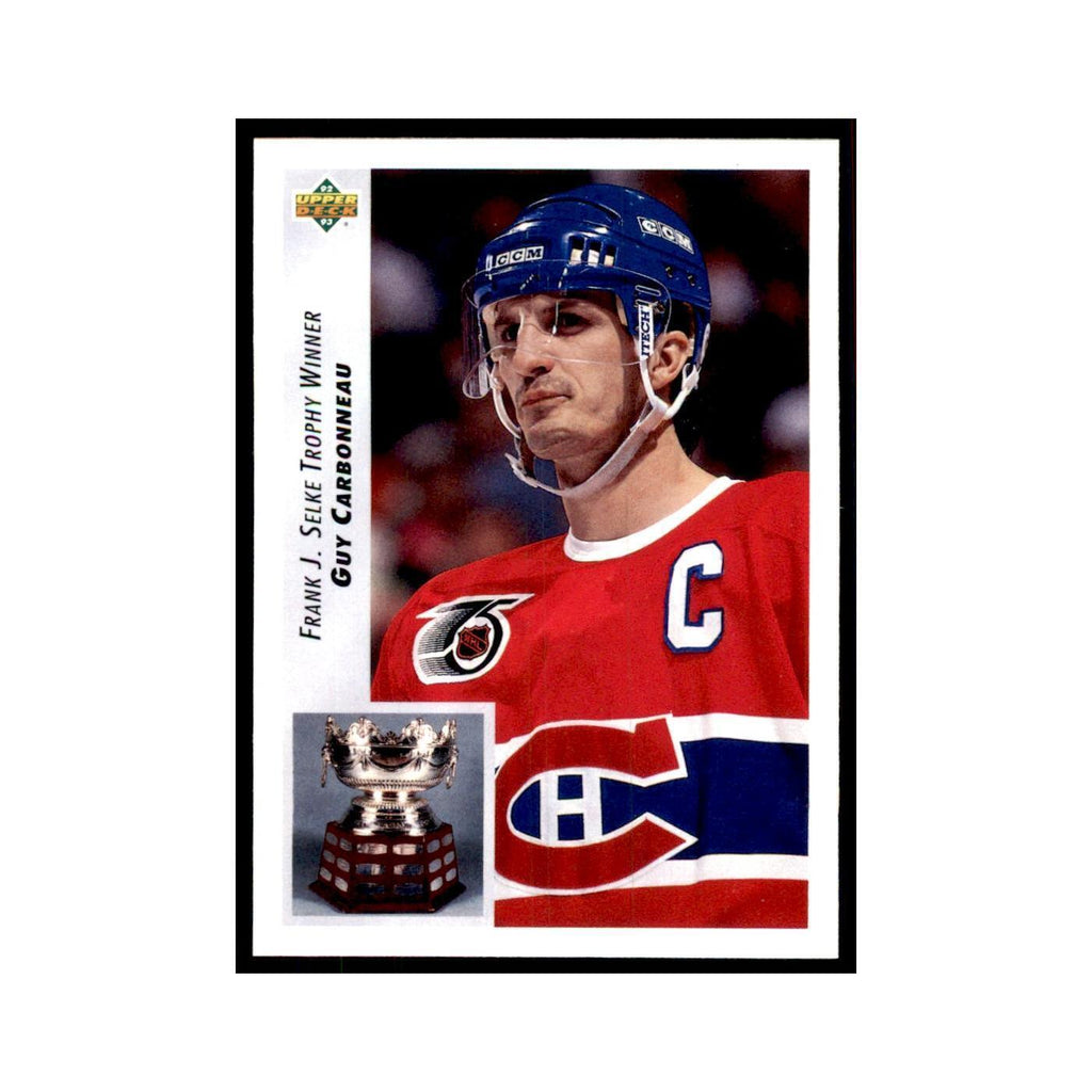 1992 Upper Deck Guy Carbonneau Hockey Cards #439