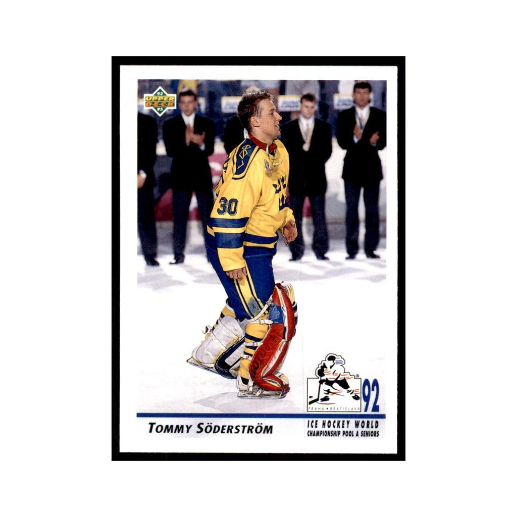 1992 Upper Deck Tommy Soderstrom Hockey Cards #377