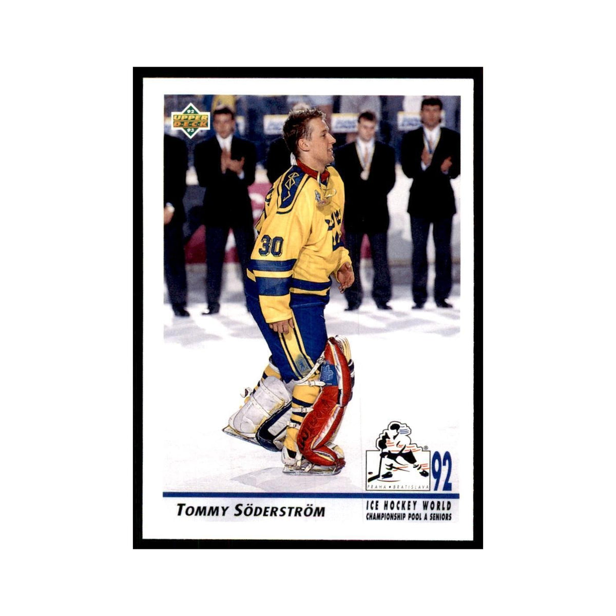 1992 Upper Deck Tommy Soderstrom Hockey Cards #377