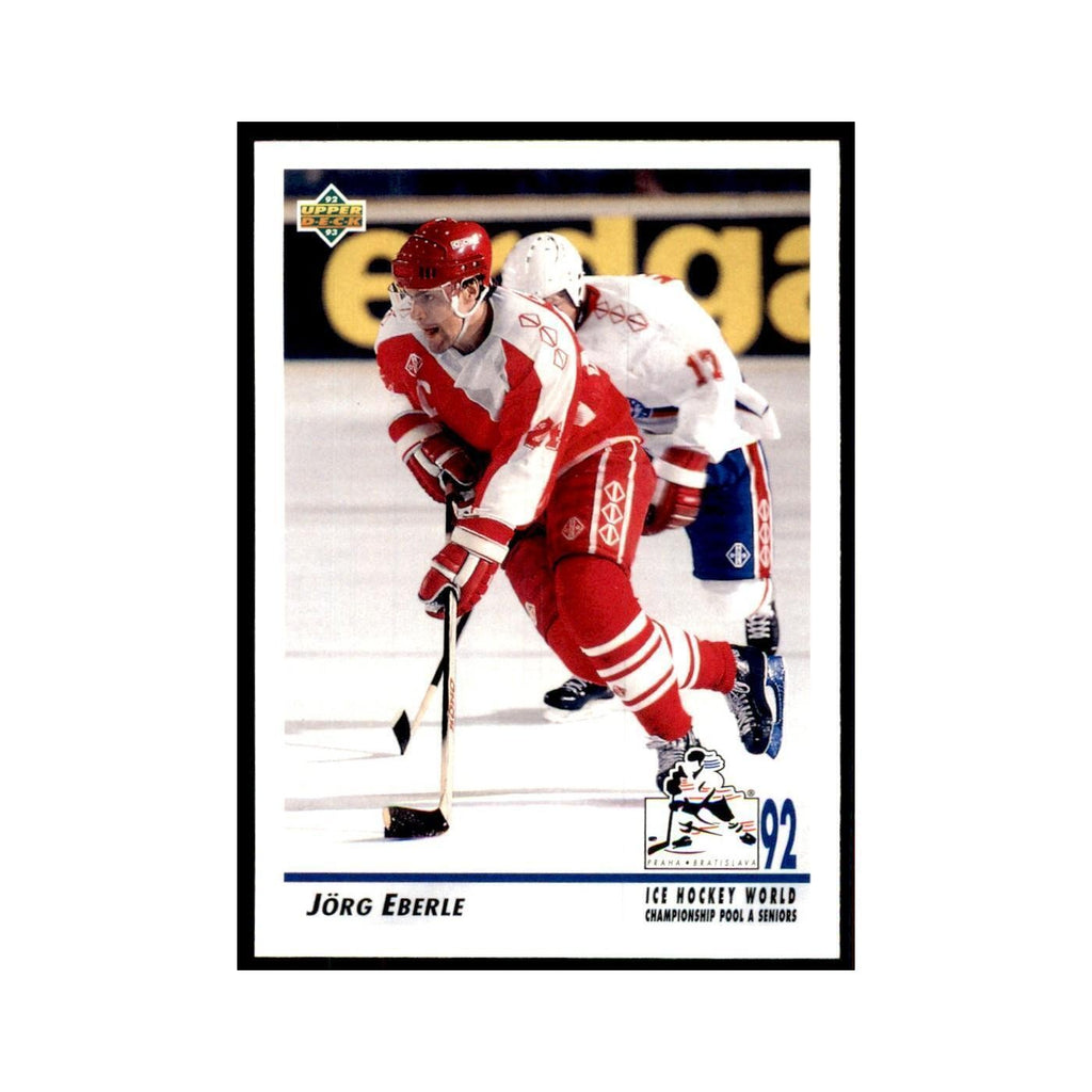 1992 Upper Deck Jorg Eberle Hockey Cards #384