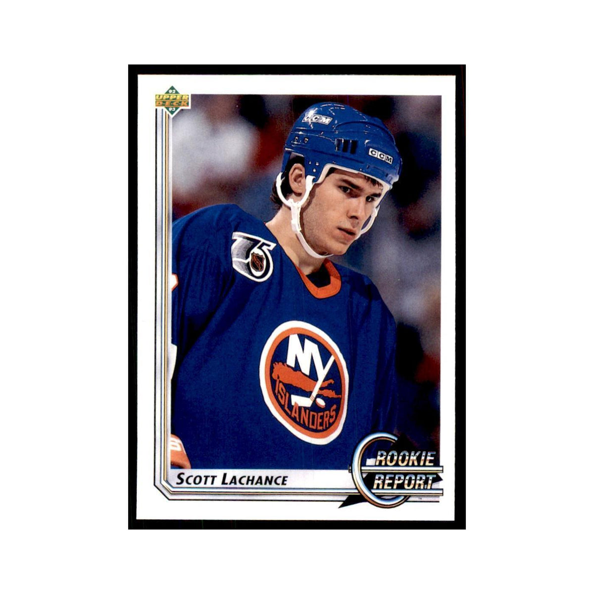 1992 Upper Deck Scott Lachance Hockey Cards #360
